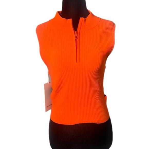 LULULEMON ATHLETICA NWT OPENED BACK‎ HALF-ZIP SWEATER SIZE M - Picture 2 of 7